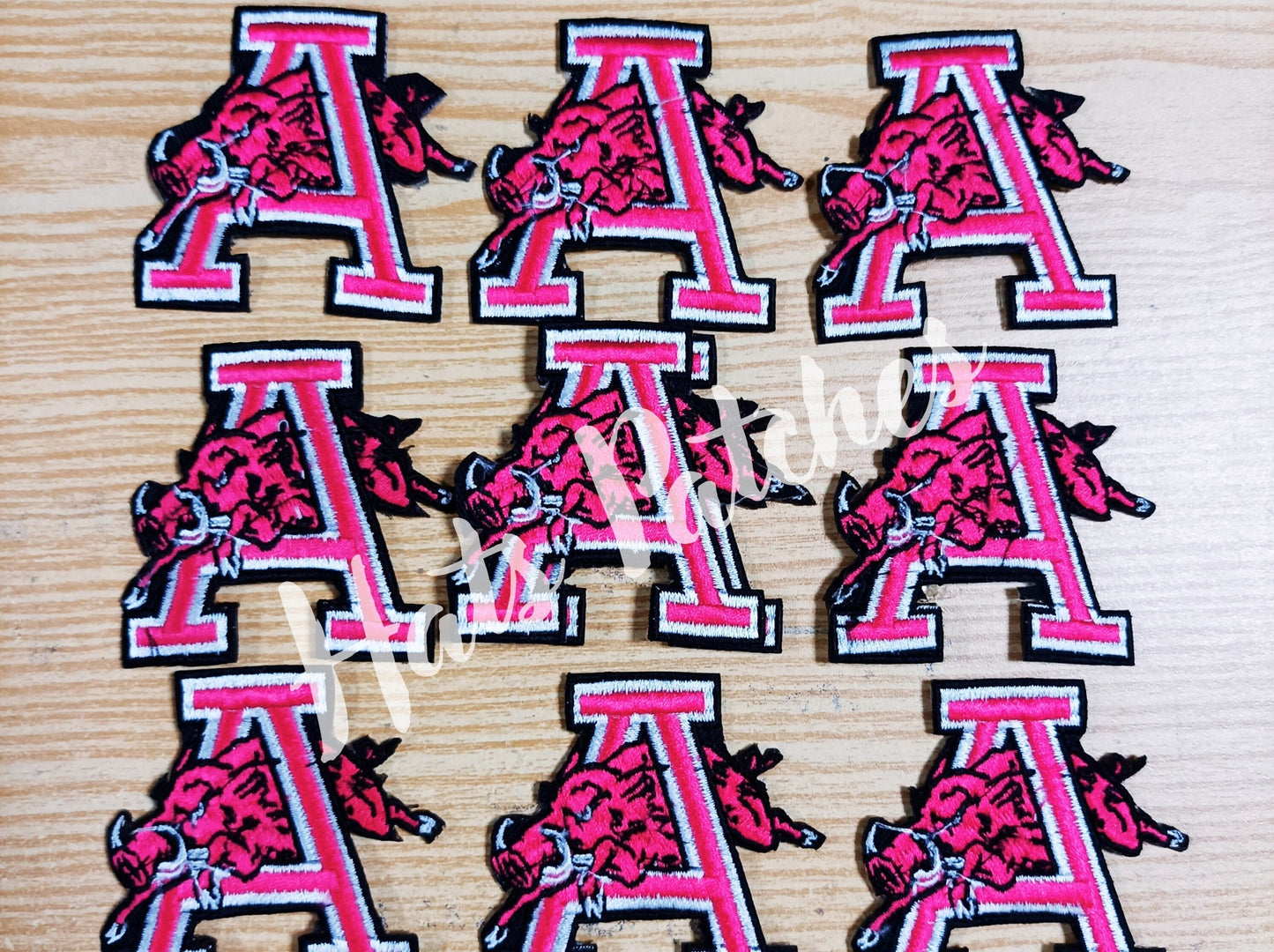 Arkansas fierce boar Patches